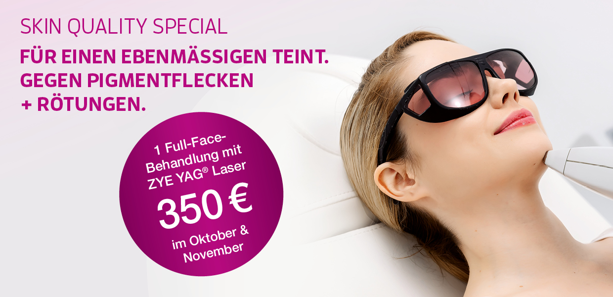 Gesicht einer Frau zu Laser-Special in Frankfurt